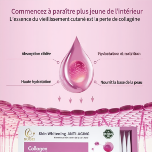 duozi colagène + glutathion : boisson détox Éclat et anti Âge