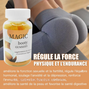 Magic Gummie pour Fessier : Galbe et Fermeté au Naturel magic gummie pour fessier : galbe et fermeté au naturel