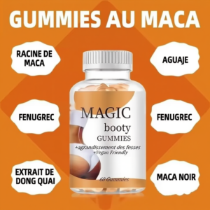 Magic Gummie pour Fessier : Galbe et Fermeté au Naturel magic gummie pour fessier : galbe et fermeté au naturel