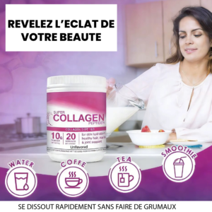 Super Collagen Peptides : Poudre de Collagène Type 1 et 3 pour Beauté et Articulations super collagen peptides : poudre de collagène type 1 et 3 pour beauté et articulations