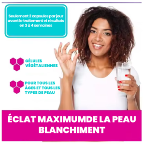 glutathione + bio actif : Éclat du teint et soin anti taches