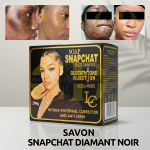 savon snapchat black diamond glutathione injection : le correcteur anti taches intensif