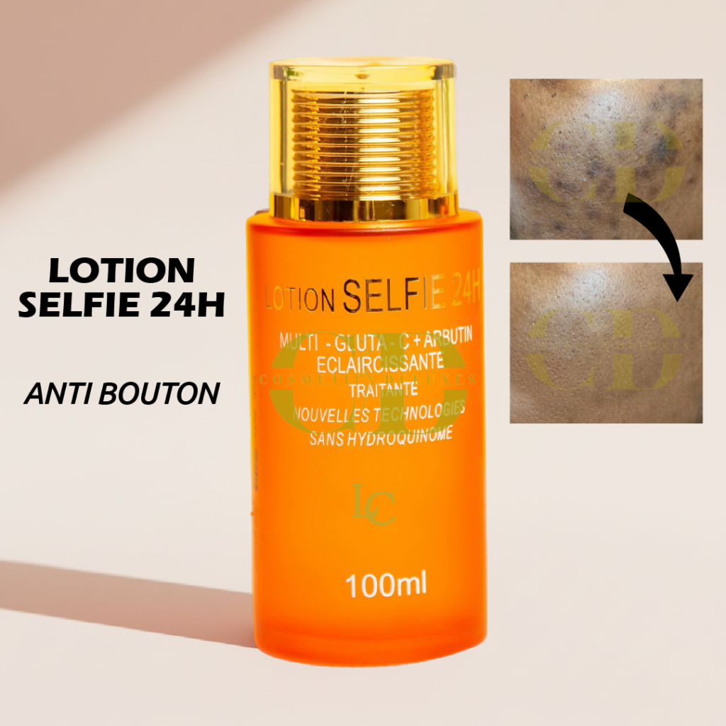 lotion selfie 24h multi gluta arbutin : le soin traitant anti bouton haute performance