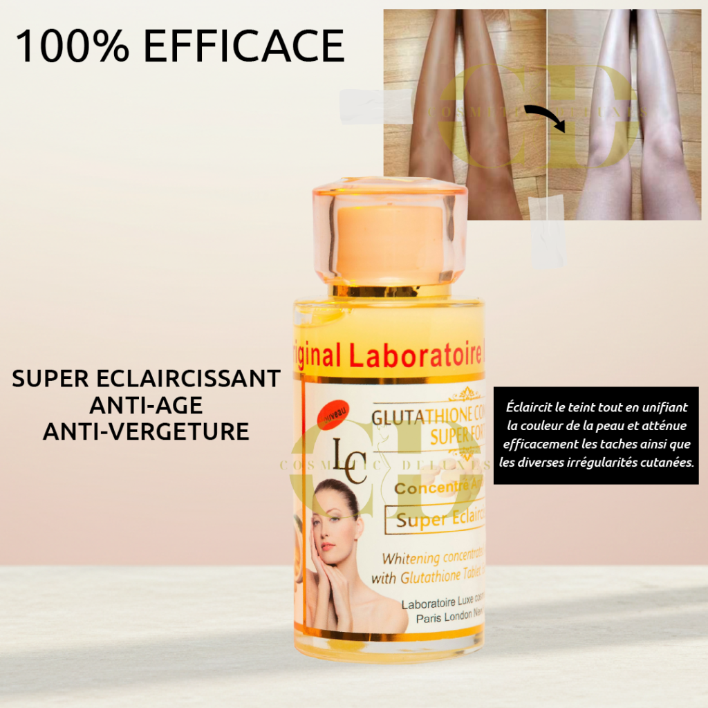 concentré glutathione comprimé super fort : l’Éclat sublimé du teint