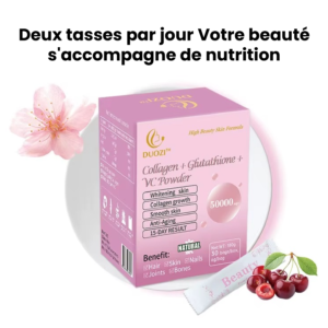 collagen gummies : cure beauté cheveux, peau et ongles (biotine & vitamine c)