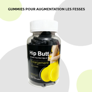 booster fessier et hanche : gummies 100 % naturels pour le galbe et la fermeté