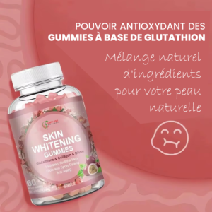 Gummies Éclaircissant: Cure Éclat au Glutathion, Collagène et Biotine skin whitening gummies : cure Éclat au glutathion, collagène et biotine