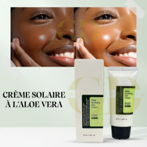 crème solaire à l'aloe vera