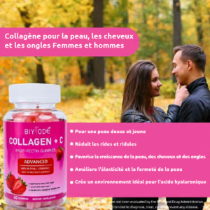 byodey collagen gummies : Éclat de la peau et force des cheveux