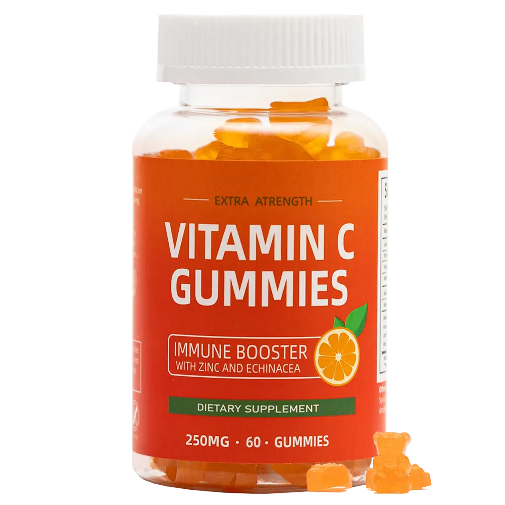 vitamine c gummies : booster d'immunité au zinc et Échinacée