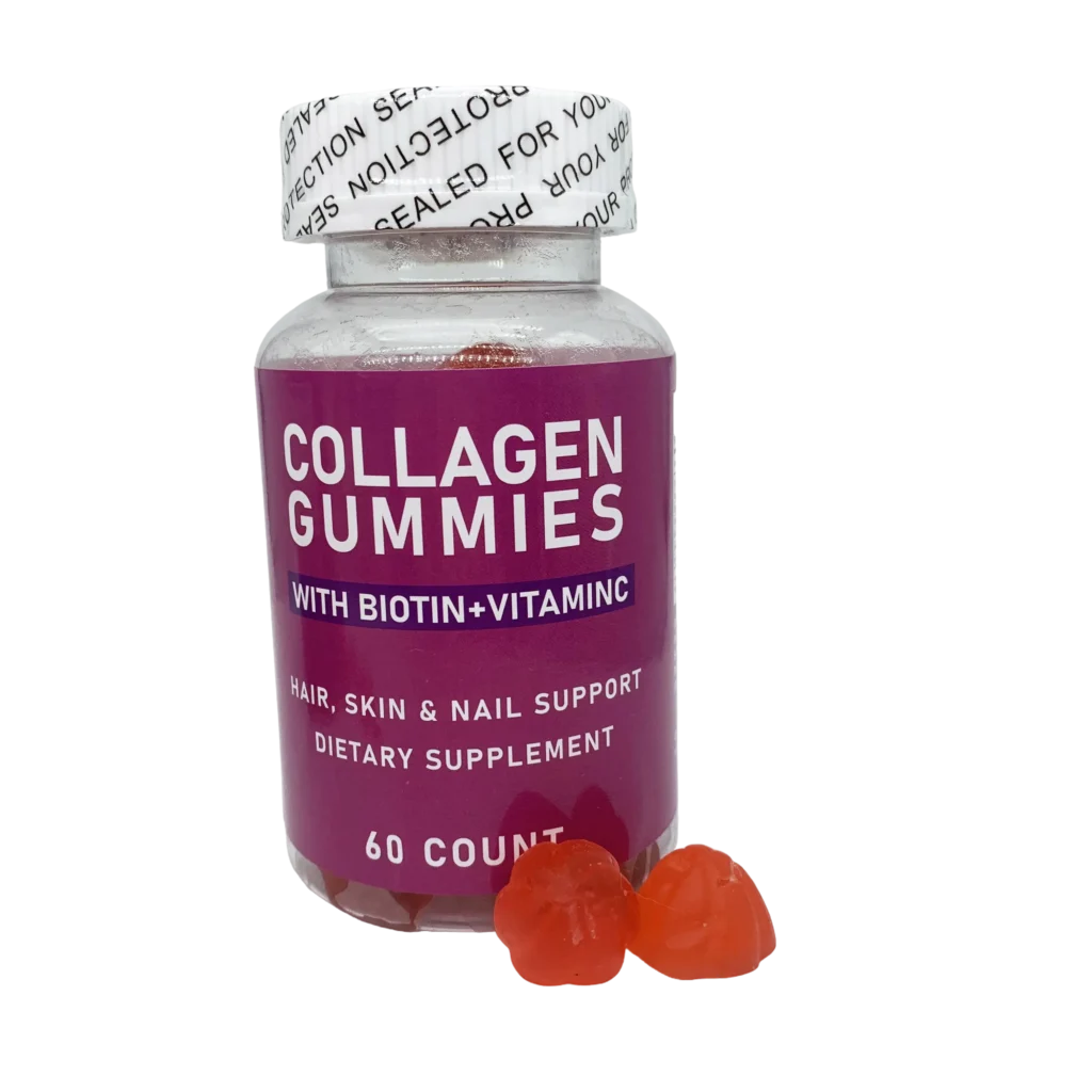 gummies collagène, biotine et vitamine c : cure beauté cheveux, peau et ongles