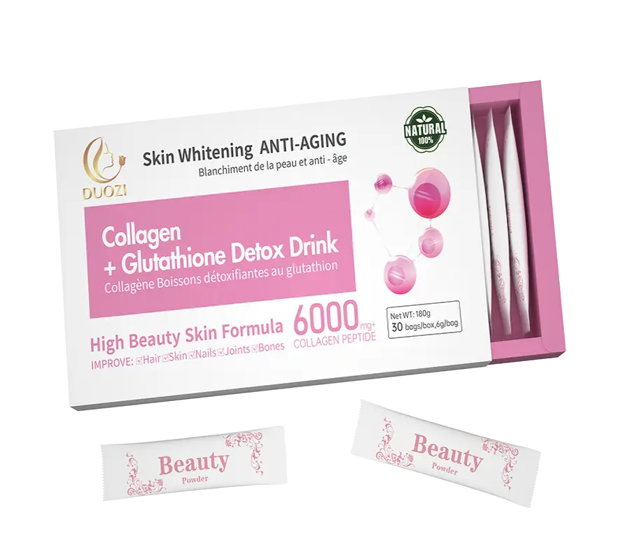 duozi colagène + glutathion : boisson détox Éclat et anti Âge