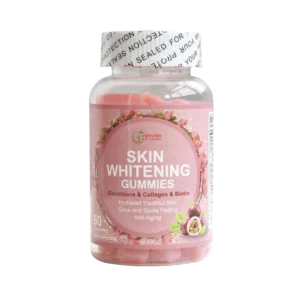 skin whitening gummies : cure Éclat au glutathion, collagène et biotine