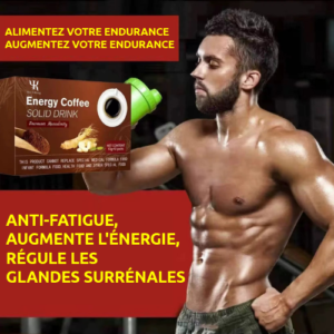 café Énergisant au ginseng : vitalité masculine et performance globale