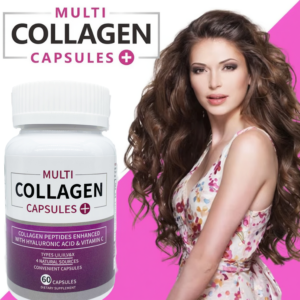 Multi-Collagène Enrichies à l'Acide Hyaluronique et Vitamine C multi collagène enrichies à l